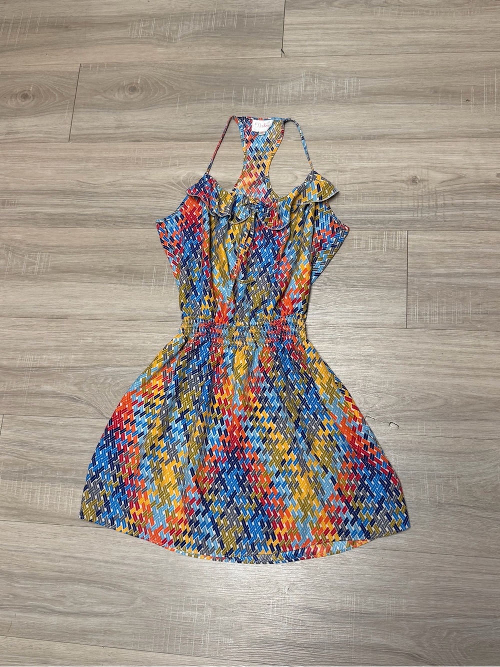 PARKER NORDSTROM Women's Multicolor Patterned Ruffle Summer Dress
